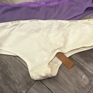 White skims underwear
